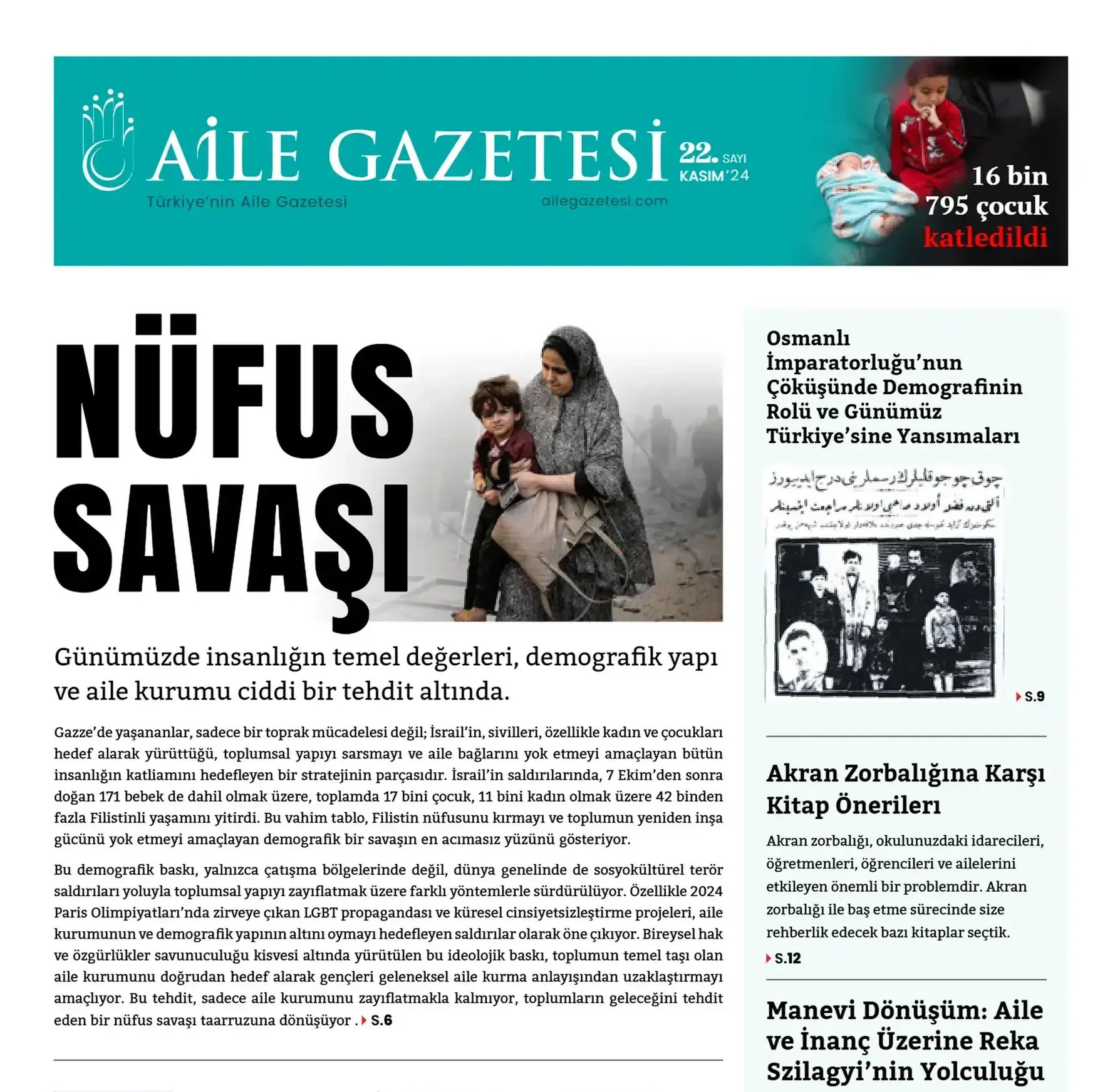 Aile Gazetesi 22. Sayı